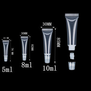 Bálsamo labial de 8ml y 15ml, envase de brillo labial, cosméticos, pantalla de impresión, 3g, ABS, plástico <span class=keywords><strong>IBK</strong></span>, cosméticos - Product Image 5