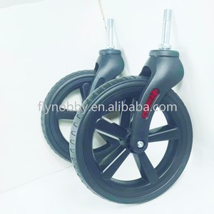 8 Zoll Rollstuhl-Vorderrad mit PU-Reifen und PP-Felge, 40-50 kg Tragfähigkeit, universelles Lenkrad - Product Image 3