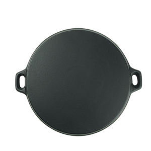 Plancha redonda de hierro fundido de estilo coreano para acampar al aire libre, barbacoa, sartenes antiadherentes, sartén, <span class=keywords><strong>paella</strong></span>, parrilla para asar, sartén - Product Image 5