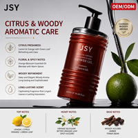 Gel Douche Homme 400ml OEM ODM Marque Privée, Parfum Agrumes Boisé, Contrôle du Sébum, Nettoyant, Parfum Longue Durée, Lavant Corporel pour Hommes