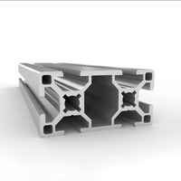 Profils d'extrusion en alliage d'aluminium 6063 conformes aux normes européennes 4040 4080 40120, profils de cadre avec usinage CNC