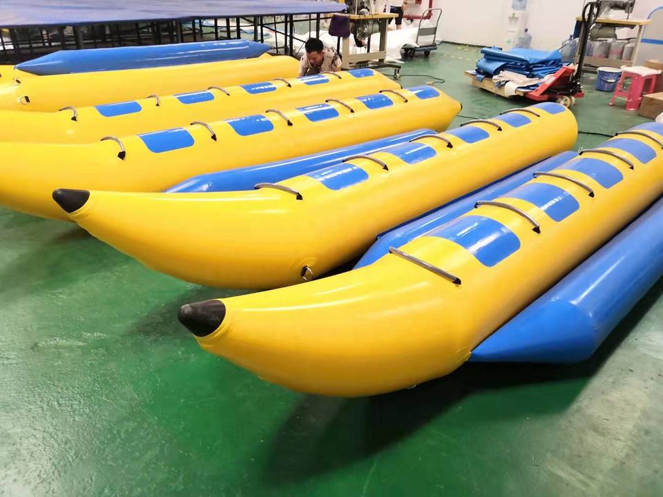 Inflatable Bananda Inflatable Water Banana Boat Single Tube 5 People Sit on Banana Boat ...