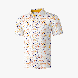 Camisetas de Polo de Golf de Manga Corta para Hombre con Logotipo Personalizado, 87.3% Poliéster, 12.7% Elastano, Secado Rápido, Suaves, Deportivas, Estampadas - Product Image 4