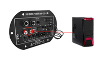 Amplificateur de puissance HiFi E20S avec basses profondes, 220V 12V 24V, caisson de basses avec double microphone, radio FM, BT 5.0, carte amplificateur audio pour voiture, home cinéma