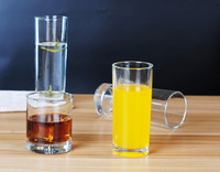 Verres Collins Highball de style américain en verre sodocalcique sans plomb de haute qualité, fabriqués à la machine, avec logo personnalisé pour restaurant/bar