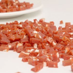 Vente en gros d'aliments secs pour animaux de compagnie aliments pour chats cube de canard et fromage friandises pour chats collations pour animaux de compagnie - Product Image 3