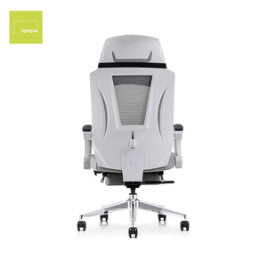 Chaise de bureau pivotante KEPO, chaise de jeu de course, chaise d'ordinateur blanche, réglable, confortable, ergonomique, en maille, avec repose-pieds - Product Image 6