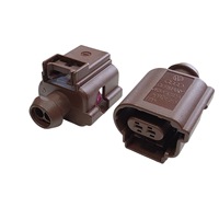 Conector genuino sellado FEP para sensor de temperatura de gases de escape, de 2 vías, codificación marrón II, enchufe impermeable para válvula EGR VAG, a granel