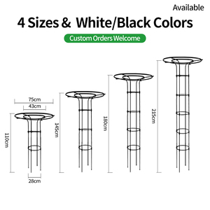 110CM/4FT NOUVEAU Design <span class=keywords><strong>Treillis</strong></span> de Jardin Extérieur en Métal et PE <span class=keywords><strong>pour</strong></span> Roses, Tomates et Légumes - Support <span class=keywords><strong>pour</strong></span> Plantes Grimpantes - Product Image 6