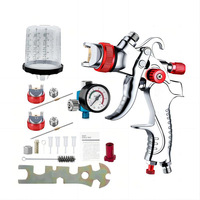Pistolet de pulvérisation pneumatique HVLP avec buse de 1,4 mm, peinture automobile, couche de base, couche transparente, haute efficacité de transfert