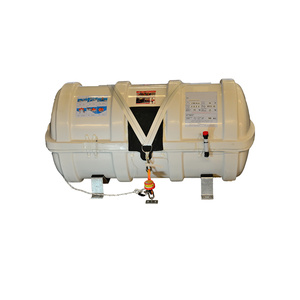 Radeau de sauvetage commercial en fibre de verre avec construction à double tube et pack de survie haute capacité pour usage offshore - Product Image 1