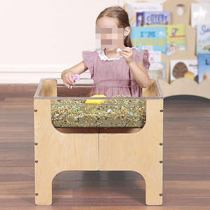 <span class=keywords><strong>Table</strong></span> sensorielle transparente pour enfants avec bac transparent pour le jeu tactile et l'apprentissage, idéale pour la maison - Product Image 3