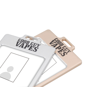 LEBEI Personalizable Business Style Aluminio Certificado Titular de la tarjeta Cordón con logotipo personalizable Material de metal - Product Image 3