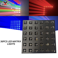 Panel cuadrado 36*15W RGBW DMX Bar Fondo 36 Led Matrix Light para iluminación de escenario