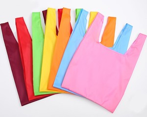 Sac de courses pliable en polyester, impression numérique, réutilisable, avec logo personnalisé, vente en gros, fabrication OEM - Product Image 6