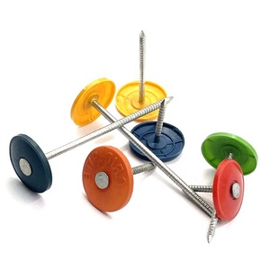Clou auto-taraudeur en acier coloré avec capuchon en plastique pour toiture et étanchéité - Product Image 5