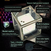 Lampe décorative à quatre couleurs changeantes, rechargeable par USB, lampe de nuit à interrupteur lumineux