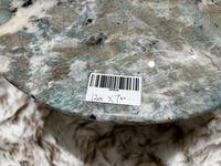 Table basse ovale en pierre de luxe verte - Style italien haut de gamme en marbre pour salon - Usage domestique