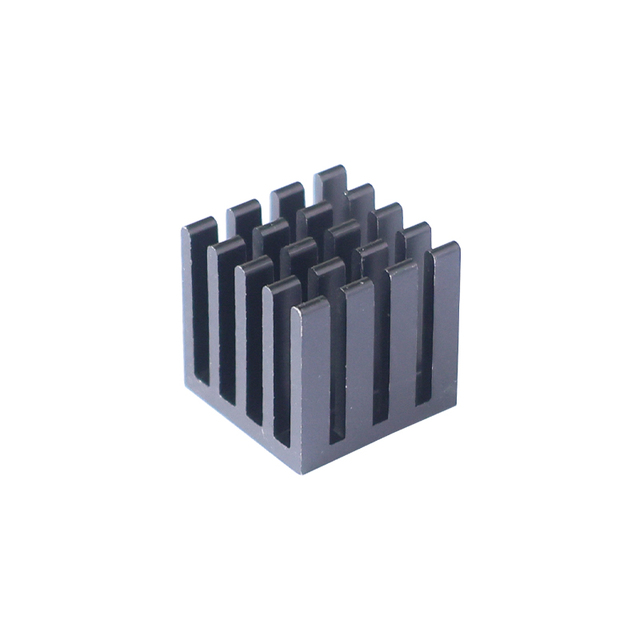 Electronic Aluminum Heat Sink 15*15*15 Profile CPU Components Motherboard with Thermal Conductive Adhesive