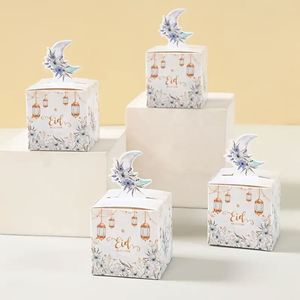 Islamic <b>Muslim</b> Party Decor Ramadan Box <b>Gift</b> Bag Decoration 24Pcs Eid Mubarak Cake Biscuit Candy Boxes - Product Image 4