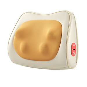 Home Use Waist Massager Rectangular Trapezoid Kneading Massage Neck Back Relief <b>Plug</b> In PU Leather - Product Image 2