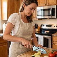 Éplucheur de légumes multifonctionnel en acier inoxydable avec couteau intégré pour couper les fruits et légumes, outil de cuisine