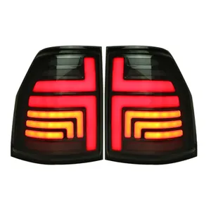 Luz trasera LED para Mitsubishi Pajero Sport, carcasa de montaje para lámpara trasera, V93 V97, Color negro ahumado, luz dinámica