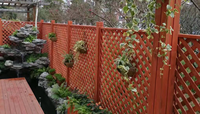 Fácil de instalar WPC de compuesto de PVC impermeable jardín patio granja de plástico patio trasero barricada cerca
