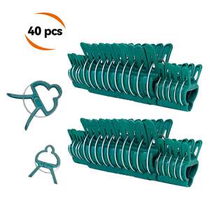 Clips de Soporte para Plantas de Jardín DB, 40 Piezas, PP Duradero, Soporte para Enredaderas, para Tomates, Pepinos, Uso en Jardín Exterior - Product Image 1