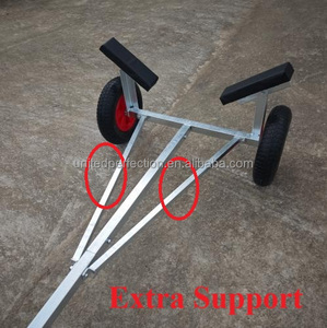Remolque Ajustable para Embarcaciones de Pesca y Kayaks, Remolque para Jet Board Marino, Carro para <span class=keywords><strong>Kayak</strong></span> con Acoplador Europeo para Remolques de Canoas y Embarcaciones - Product Image 4