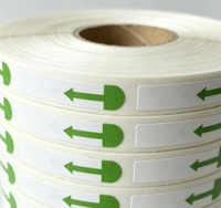 Rouleaux d'étiquettes autocollantes personnalisées en gros pour machines de rembobinage de feuilles d'aluminium