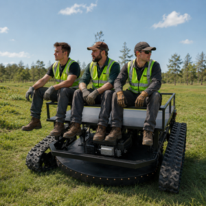 <span class=keywords><strong>Robot</strong></span> Rasaerba Industriale ad Alta Potenza 24V 48V con Telecomando, Larghezza di Taglio 500-1200mm, Rasaerba Ibrido Elettrico a Olio - Product Image 1