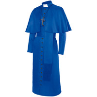 Costume de Prêtre Médiéval Catholique, Soutane Religieuse Romaine, Vêtements de Pape Pasteur Père, Robe de Messe Missionnaire, Tenue de Clergé