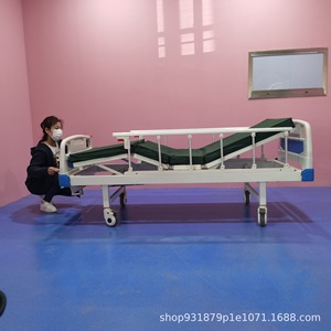 เตียงผู้ป่วยแบบปรับมือ รุ่น Kerry Manual Hospital Bed ทำจากสแตนเลสและพลาสติก ABS รุ่น 009 สำหรับใช้ในโรงพยาบาล - Product Image 3
