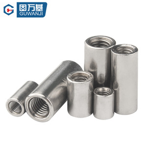 Écrou cylindrique Guwanji en acier inoxydable 304, M4 M24, filetage métrique interne, qualité industrielle A - Product Image 2