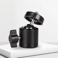 Accessoires pour Go Pro 360 Mini Tête sphérique en métal Vis de fixation 1/4 pouce Support de téléphone portable de haute qualité Durable Portable Trépied Caméra d'action