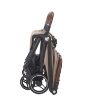 Poussette double premium côte à côte |   Conception auto-pliable et autoportante pour 2 bébés |   Certifié EN1888