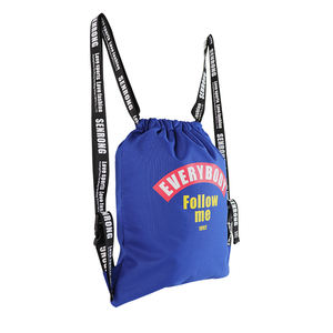 Polyester Drawstring <b>Bags</b> <b>For</b> Sport Storage, Drawstring Backpack <b>Bags</b> with Printing and Webbing <b>Strap</b> - Product Image 2