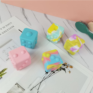 Jincan nhà máy bán buôn Silicone giải nén bóng <span class=keywords><strong>Cube</strong></span> mềm Báo Chí bóp đồ chơi cho trẻ em nóng bán OFF-The-Stock Pioneer đồ chơi - Product Image 6