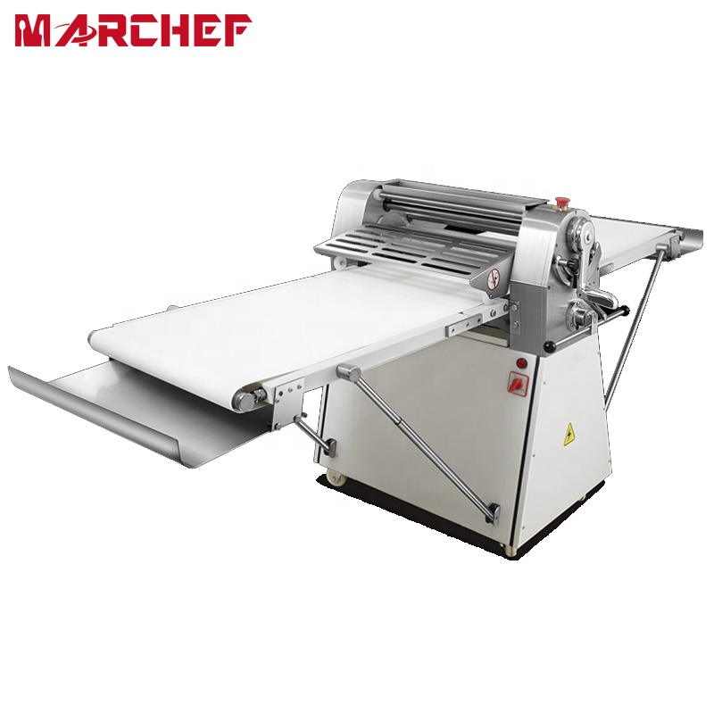 High quality industrial electric automatic CE 40mm croissant roller bread sheeter dough press