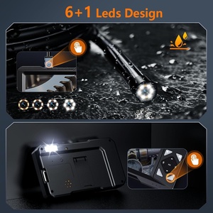 Microlong ES01-SD 4.3 "công nghiệp nội soi 1920p <span class=keywords><strong>borescope</strong></span> máy ảnh [hình ảnh/<span class=keywords><strong>video</strong></span>] IP67 chống thấm nước 6 đèn LED 16.5ft bán cứng nhắc - Product Image 4