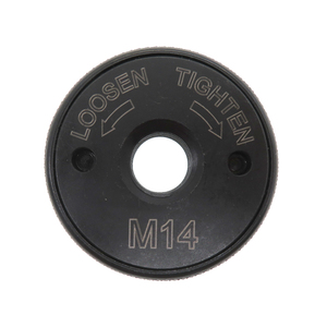 46.5mm rond autobloquant plaque de pression noir à dégagement <span class=keywords><strong>rapide</strong></span> meuleuse d'angle bride écrou M14 pour accessoires d'outils de meuleuse d'angle - Product Image 6