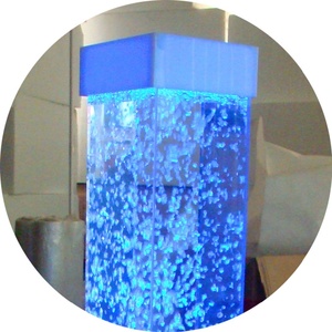 Tubes lumineux décoratifs à colonne d'eau à bulles LED pour mariage, mobilier lumineux pour mariage - Product Image 6