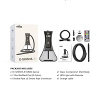 Nouveautés personnalisées – 4 couleurs disponibles – Pods de chicha électronique en gros avec lumière LED