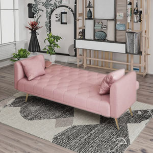 Canapé-lit plié de luxe JS Ensemble de canapé-lit en velours avec oreillers Meubles de salon Canapé-lit 3 places - Product Image 6