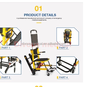 Chaise monte-escaliers motorisée pour personnes âgées et handicapées, légère, pliable, pour monter et descendre les escaliers, fauteuil roulant électrique - Product Image 2