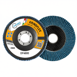 Disque à lamelles Fervi Grindflex 115 mm, disque abrasif sans fer pour le ponçage du métal - Product Image 1
