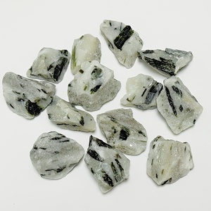 Venta al por Mayor de Turmalina Natural en Bruto, Cuarzo en Bruto, Espécimen Mineral para Hogar u Oficina, Colección Aleatoria - Product Image 1