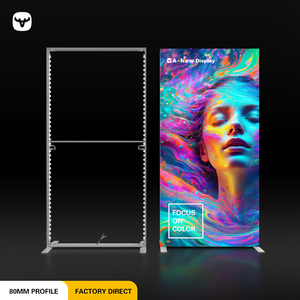 Nouvelle Boîte d'affichage Lumineuse avec Cadre Tensionnel en Tissu – Support d'Exposition Panneau d'Affichage Caixa <span class=keywords><strong>De</strong></span> <span class=keywords><strong>Luz</strong></span> - Product Image 1