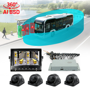 Caméra ADAS DSM BSD AI MDVR 4CH, système de surveillance DVR à vue d'oiseau, 7/10/12,3 pouces pour camion de pompiers - Product Image 1